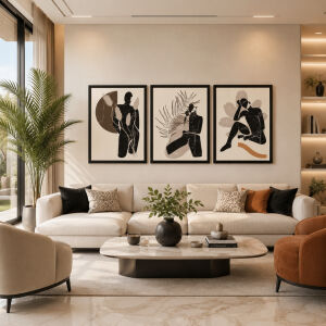 UV 3lü Set İskandinav Tablo 80x180cm