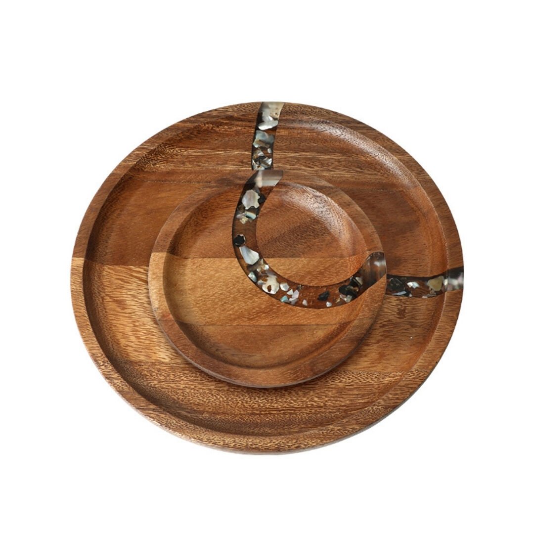 Wood Dekoratif Tabak 25cm Ø