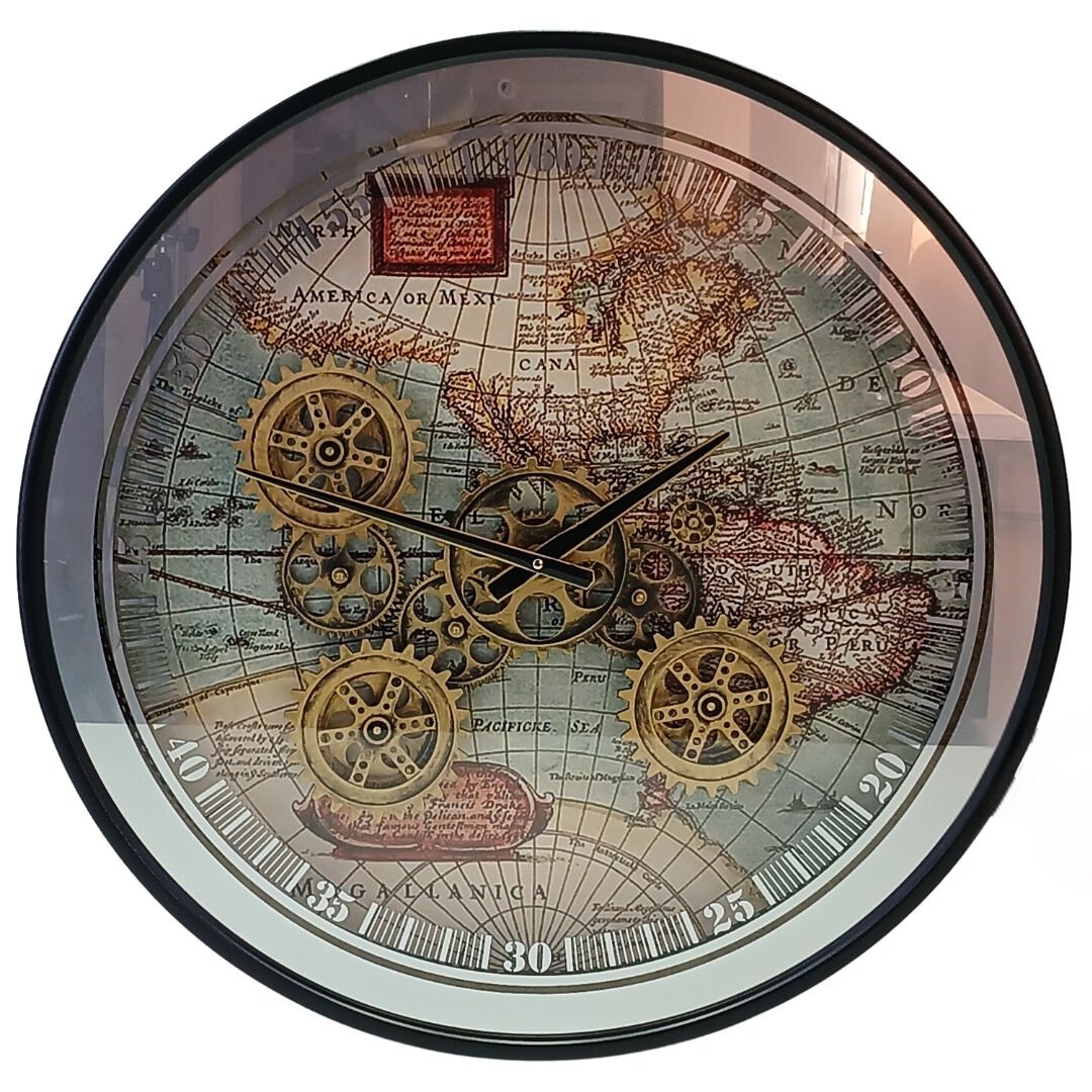 Çarklı Duvar Saati 60cm