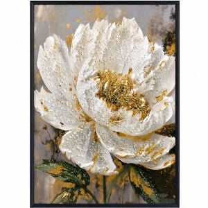 Epoksi Çiçek Tablo 75x115cm