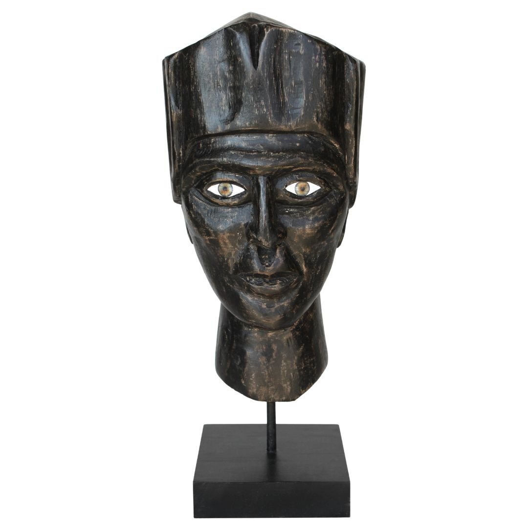 Ahşap Oyma  Buda Biblo 16x41cm