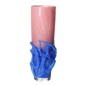 Renkli Cam Vazo 14x36cm