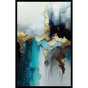 Epoksi Soyut Tablo 75x115cm
