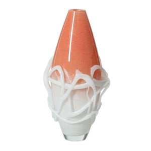 Renkli Cam Vazo 17x37cm