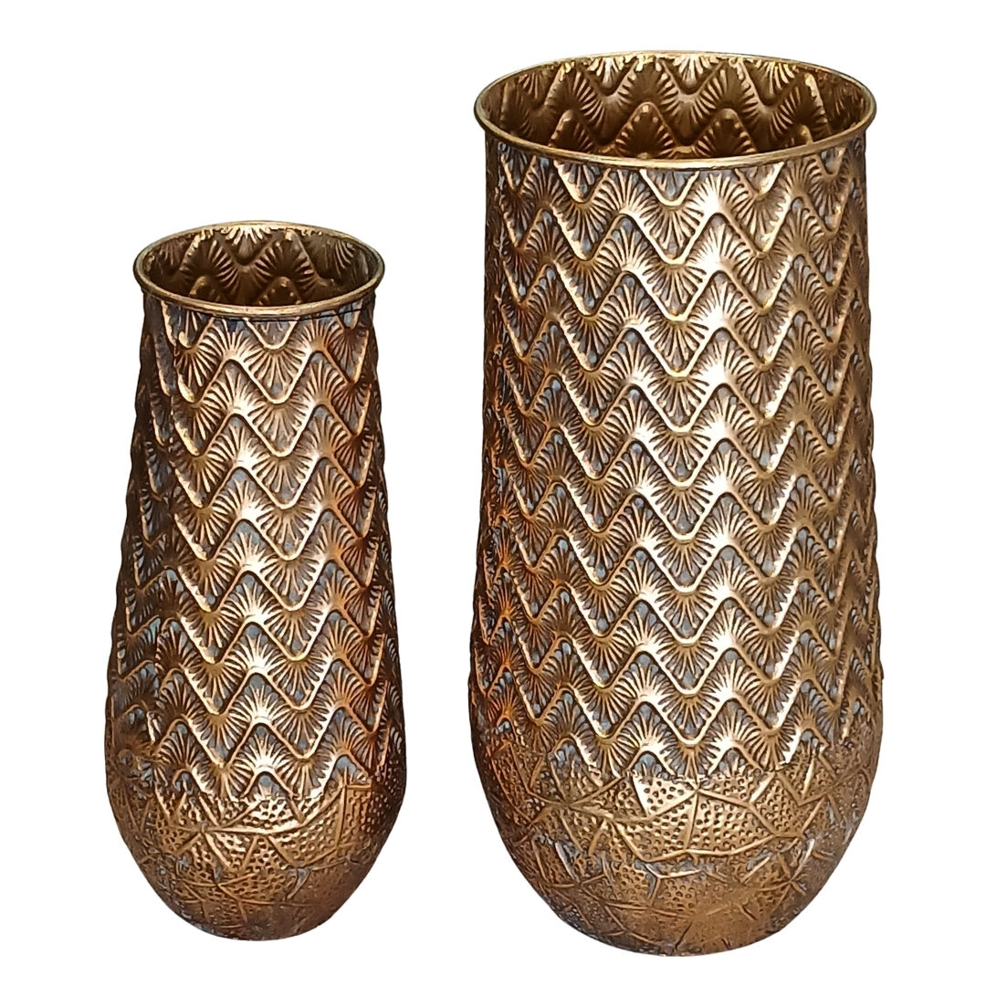 2li Set Metal Vazo 40x85cm