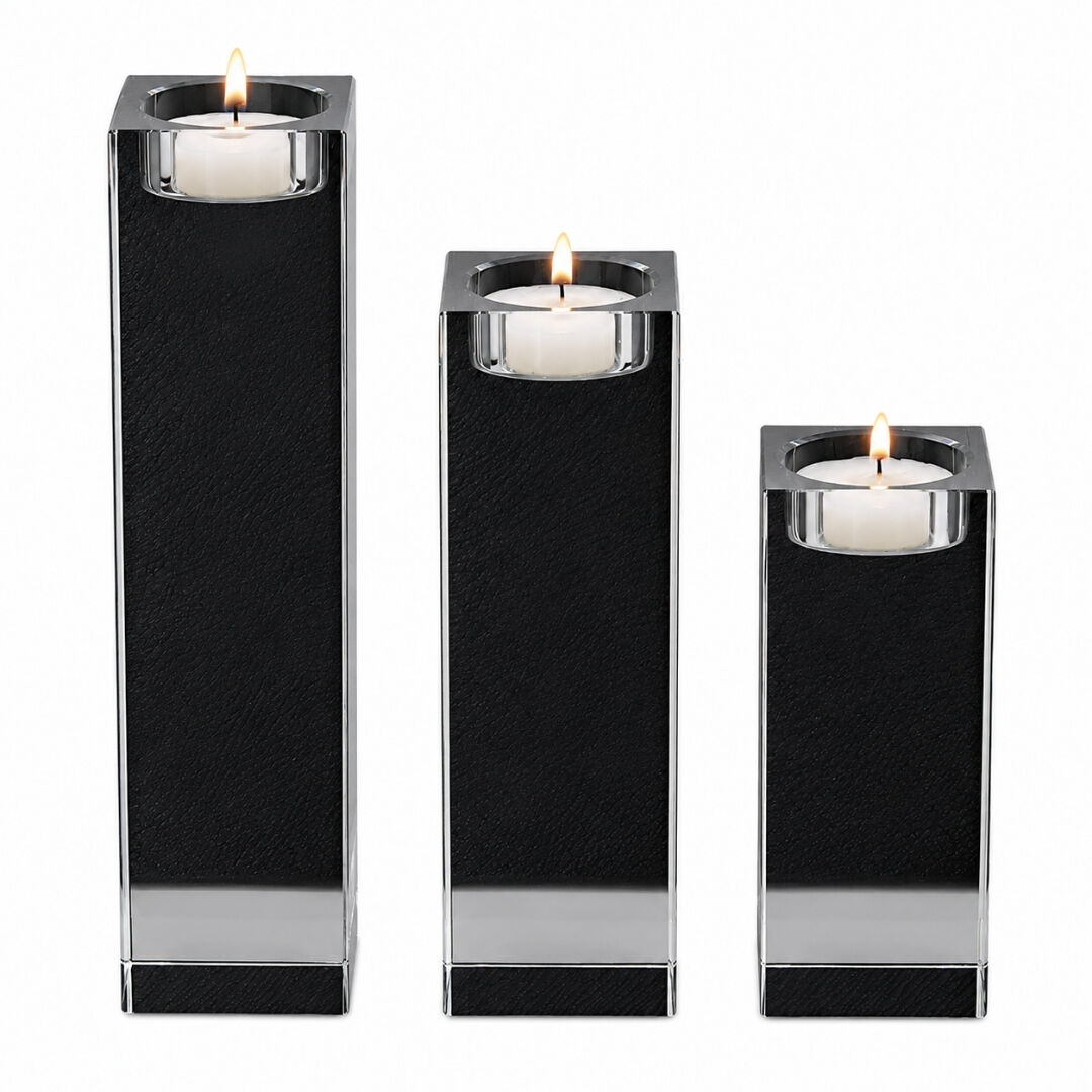 3lü Set Kristal Mumluk 5x20cm