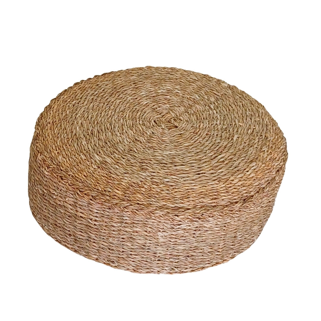 Hasır Yassı Puf 60cm∅