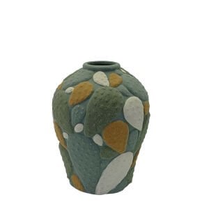 Kaktüs Seramik Vazo 17x25cm