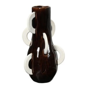 Soyut Seramik Vazo 22x39cm