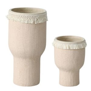 Püsküllü Vazo K.Boy16x24cm