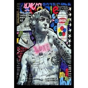 Epoksi Büst Tablo 65x95cm