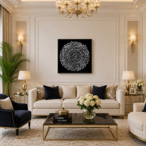 İnci İnşirah Suresi Tablo 94x94cm
