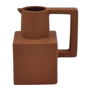 Dekor Küp Vazo 17x19cm Kiremit