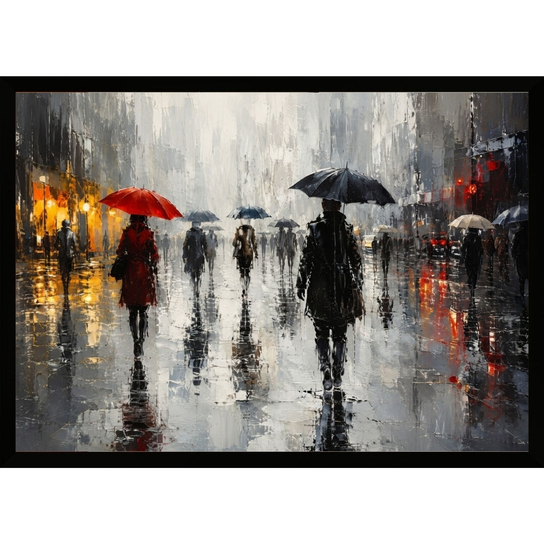 UV Yağmurlu Şehir Tablo 75x105cm