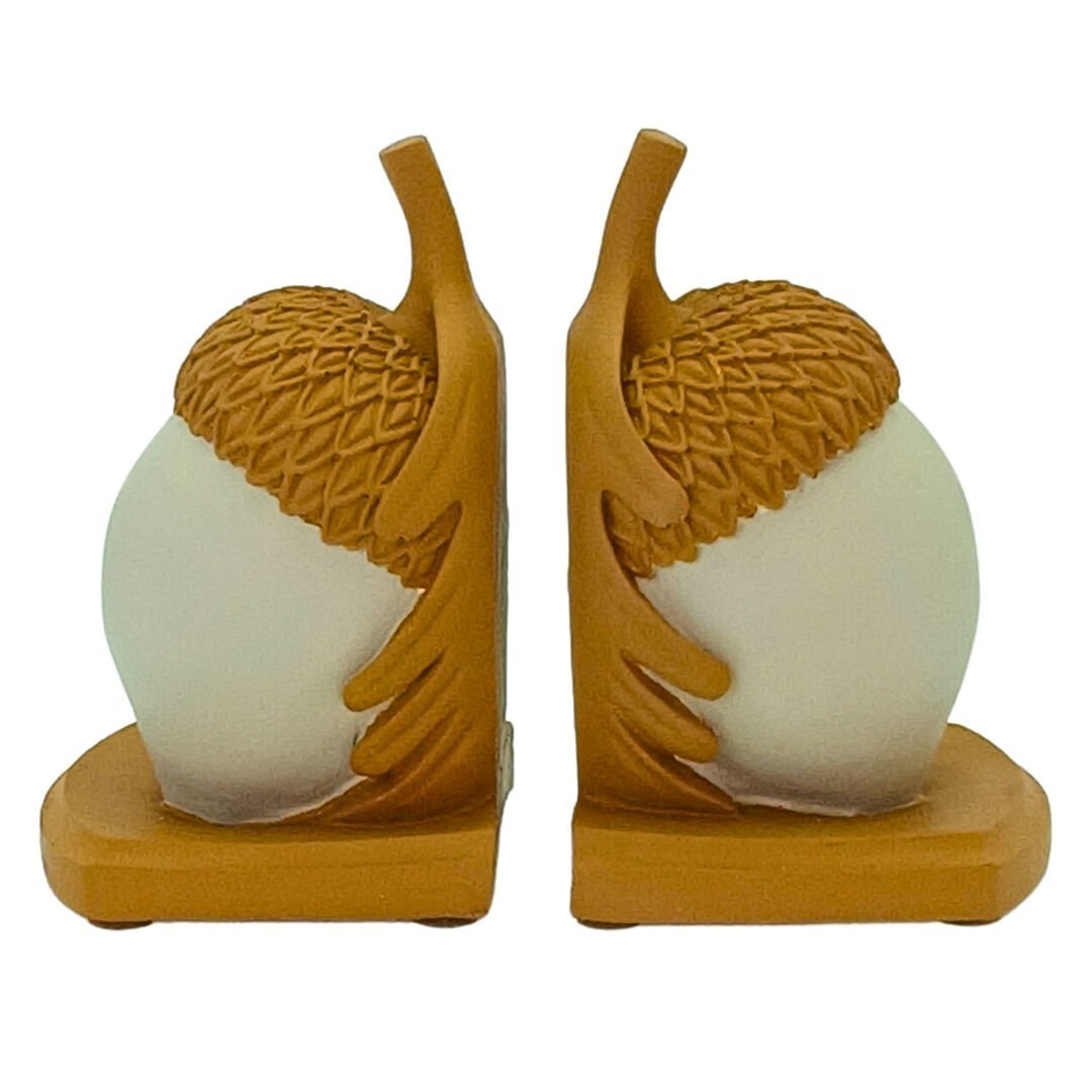 2li Set Kitap Tutucu Meşe Palamutu 17x24cm Ladin