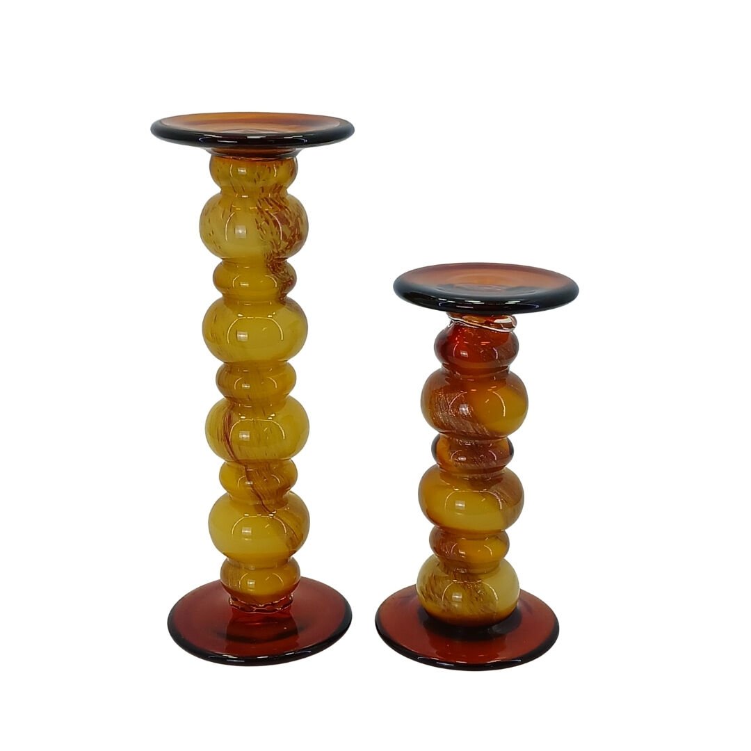 2li Set Cam Şamdan 13x35cm