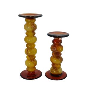 2li Set Cam Şamdan 13x35cm