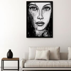 UV Kadın Tablo 75x105cm