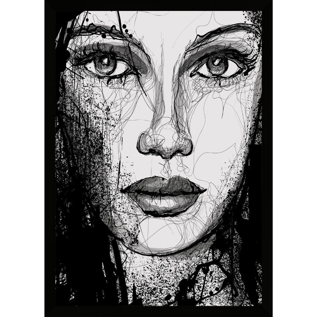 UV Kadın Tablo 75x105cm