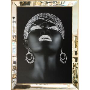 Aynalı Kadın Tuval Tablo 82x112cm