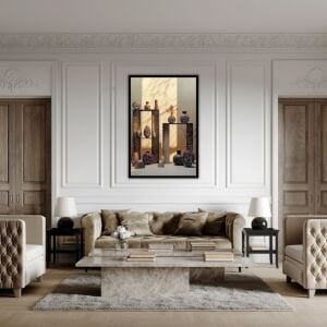 Epoksi Vazolar Tablo 85x125cm