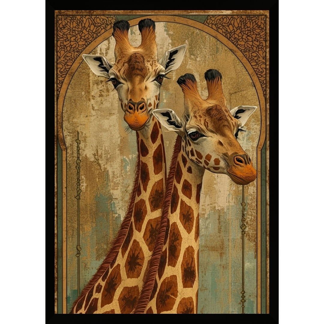 UV Zürafalar Tablo 60x80cm