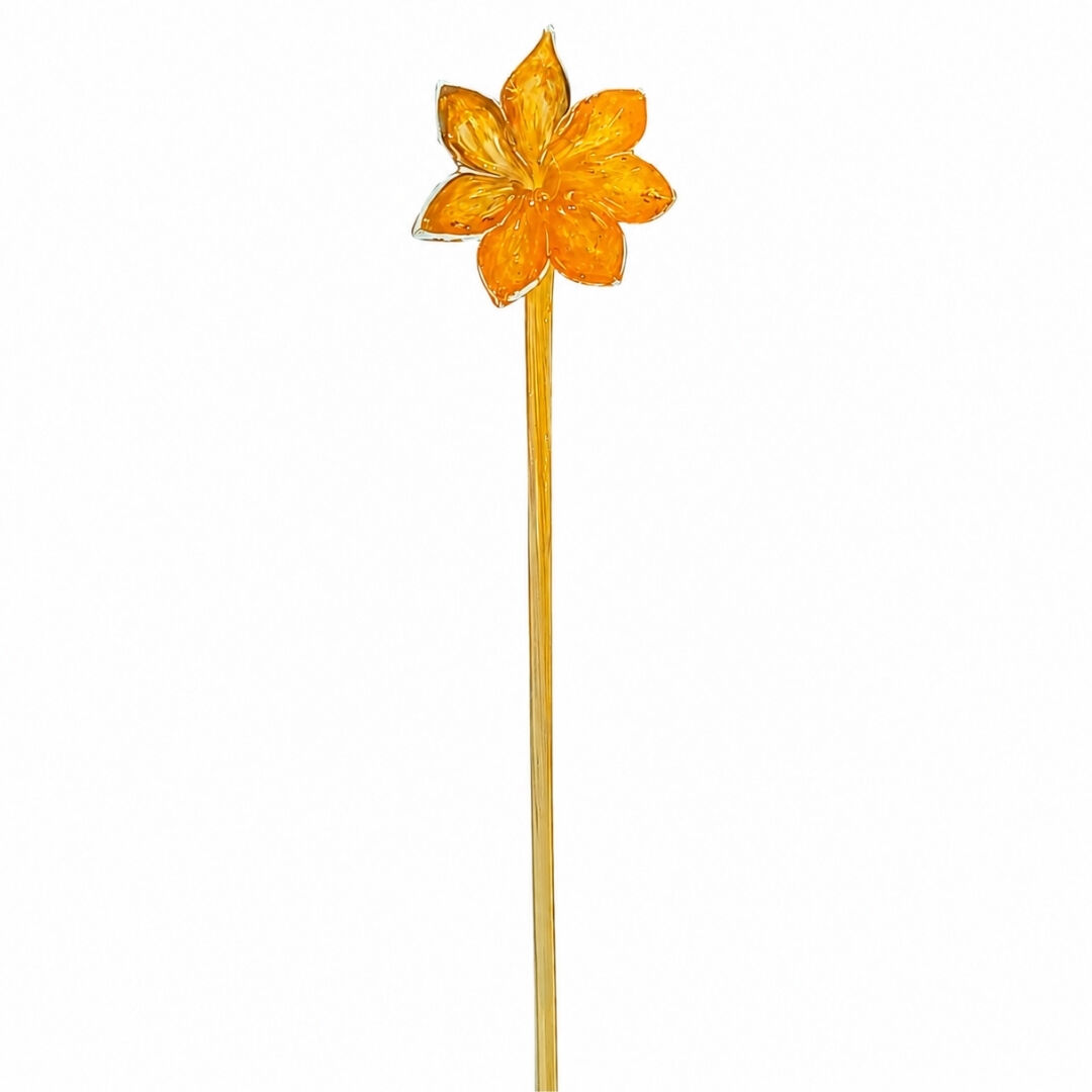 Cam Çiçek Obje 10x50cm