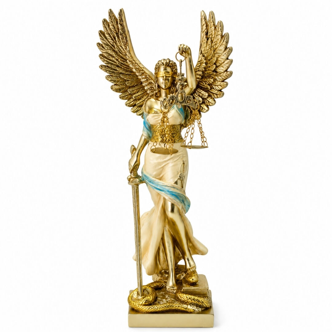 Kanatlı Themis Obje 14x30cm