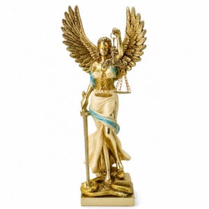Kanatlı Themis Obje 14x30cm