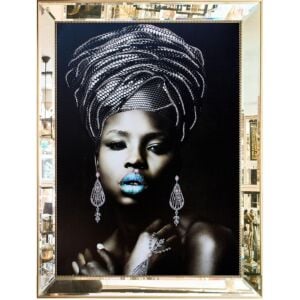 Aynalı Kadın Tuval Tablo 82x112cm