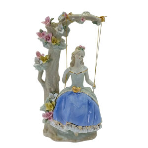 Sirius Salıncalı Kadın Obje 17x34cm