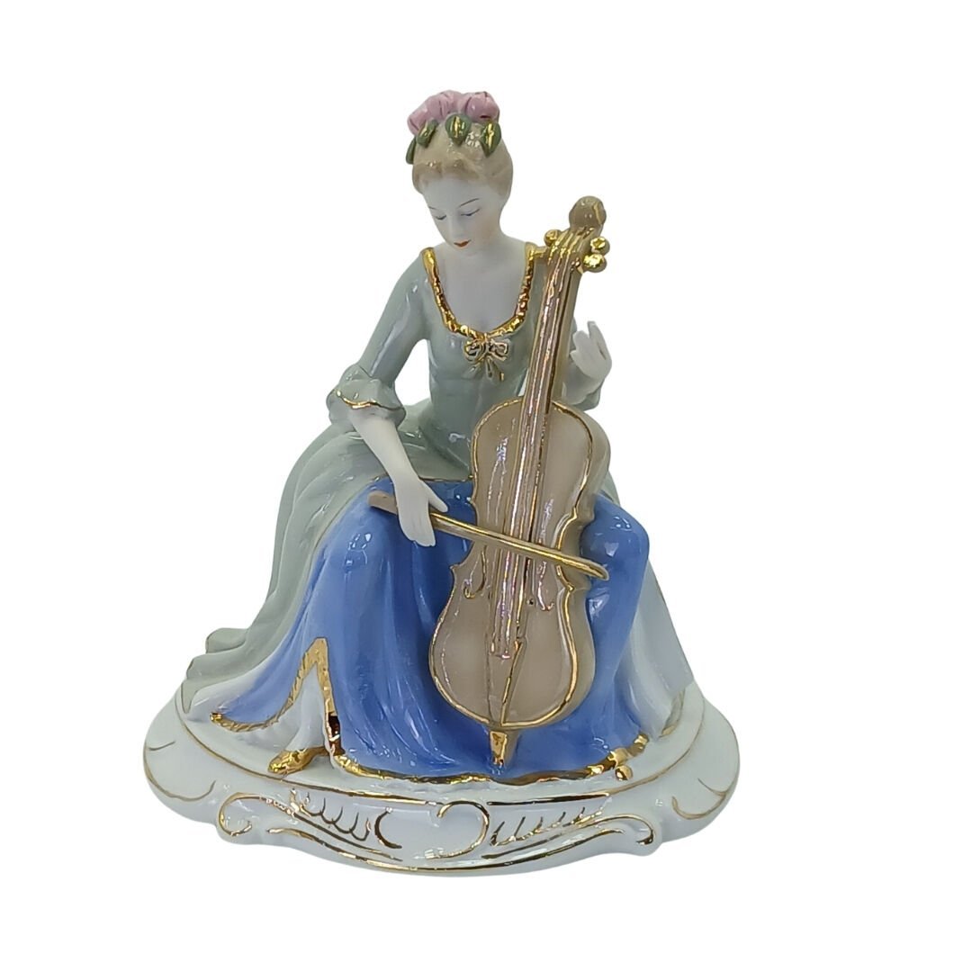 Sirius Kemanlı Kadın Obje 21x24cm