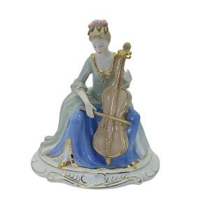 Sirius Kemanlı Kadın Obje 21x24cm