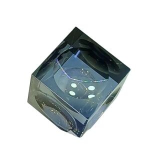 Kristal Küp Obje B.Boy 10x10cm