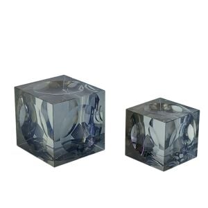 Kristal Küp Obje B.Boy 10x10cm