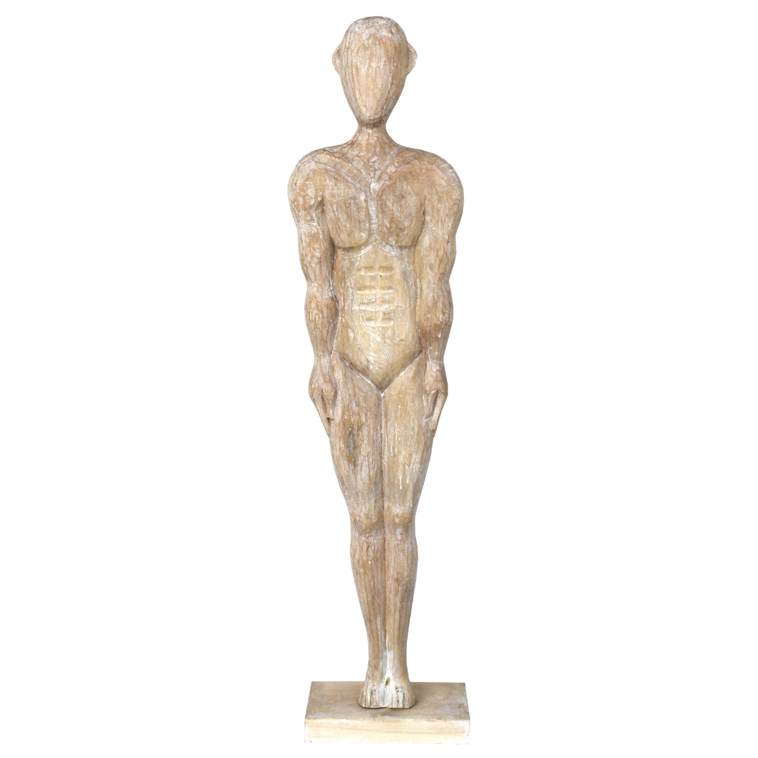 Ahşap Oyma Tribal Erkek 25x103cm