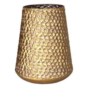 Metal Vazo Altın 25x32cm