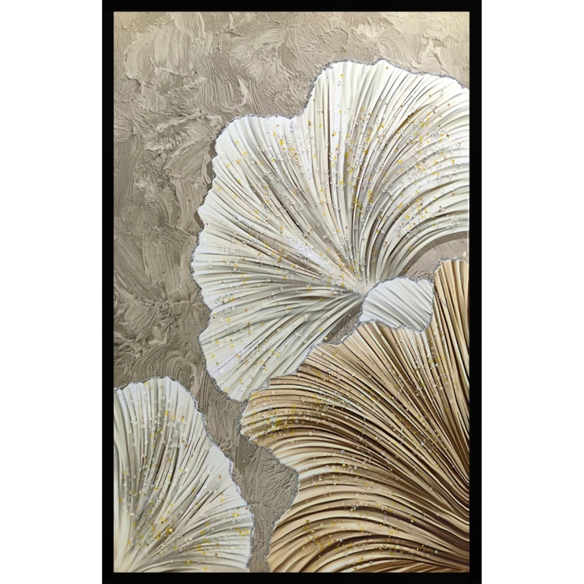 Epoksi Yaprak Tablo 75x115cm