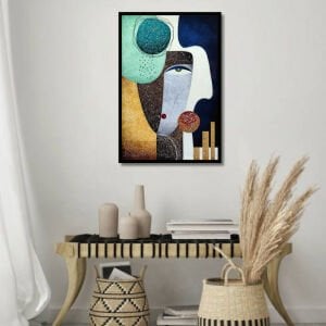 Epoksi Soyut Tablo 85x125cm