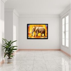 UV Renkli Fil Tablo 75x105cm