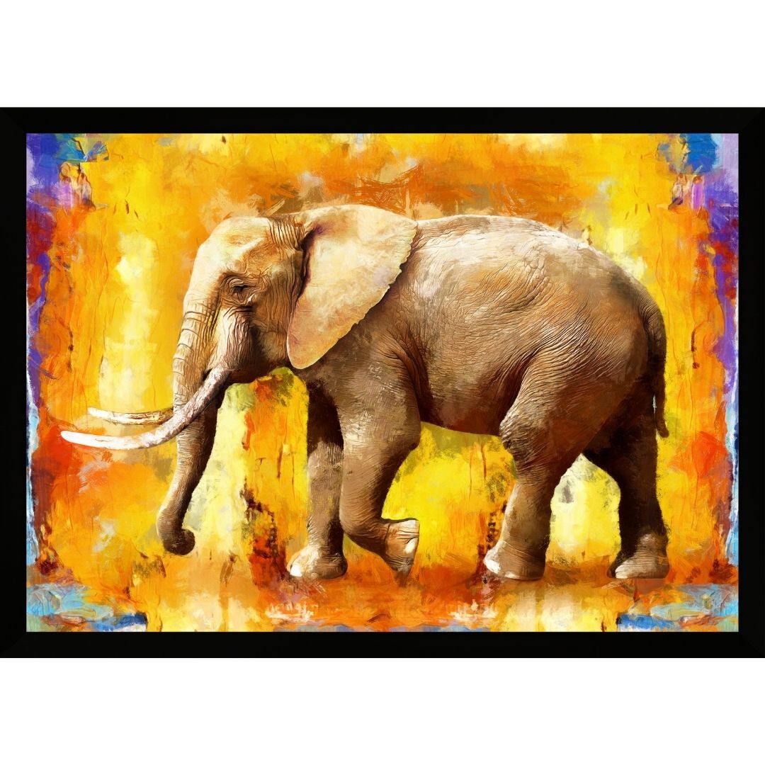 UV Renkli Fil Tablo 75x105cm