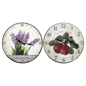 Ahşap Duvar Saati 34cm