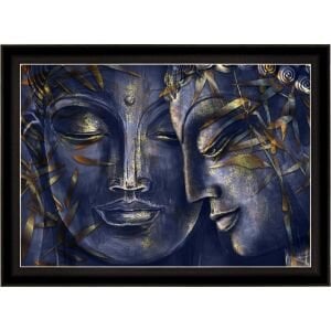 UV Mavi Buda Tablo 75x105cm