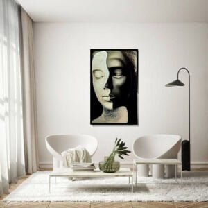 Epoksi İki Surat Tablo 75x115cm