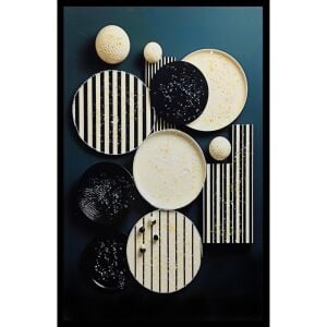 Epoksi Daireler Tablo 75x115cm