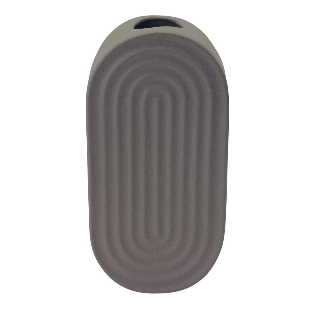 Oval Vazo 14x29cm Vizon