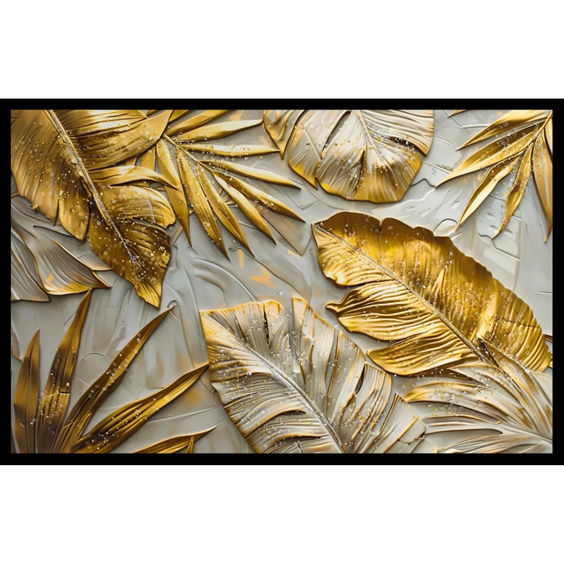 Epoksi Yapraklar Tablo 75x115cm