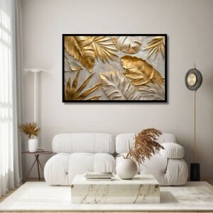 Epoksi Yapraklar Tablo 75x115cm