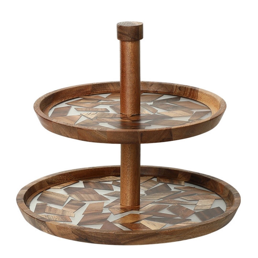 Wood Sunum Tabağı 26x31cm