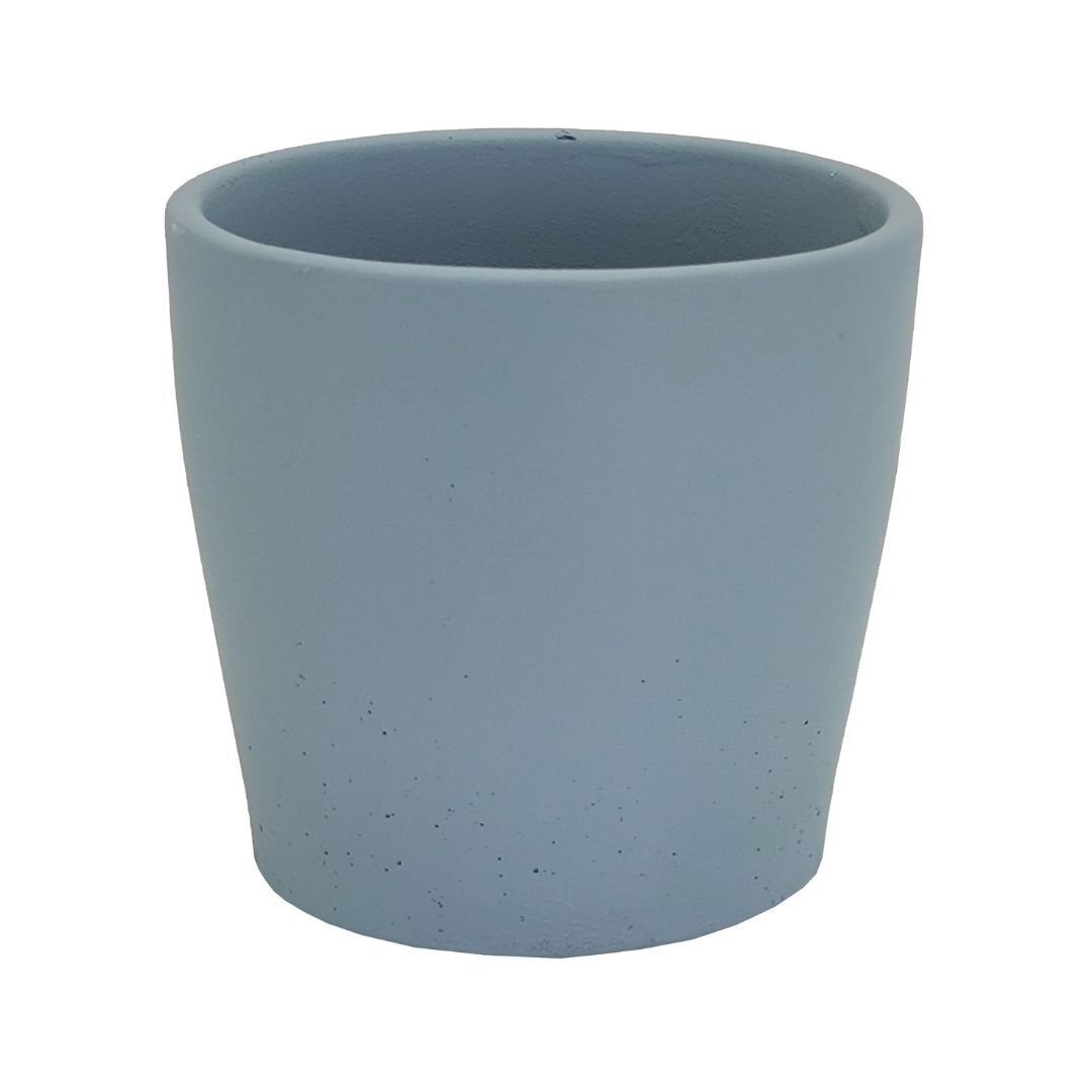 Seramik Saksı M.Gri 13x14cm